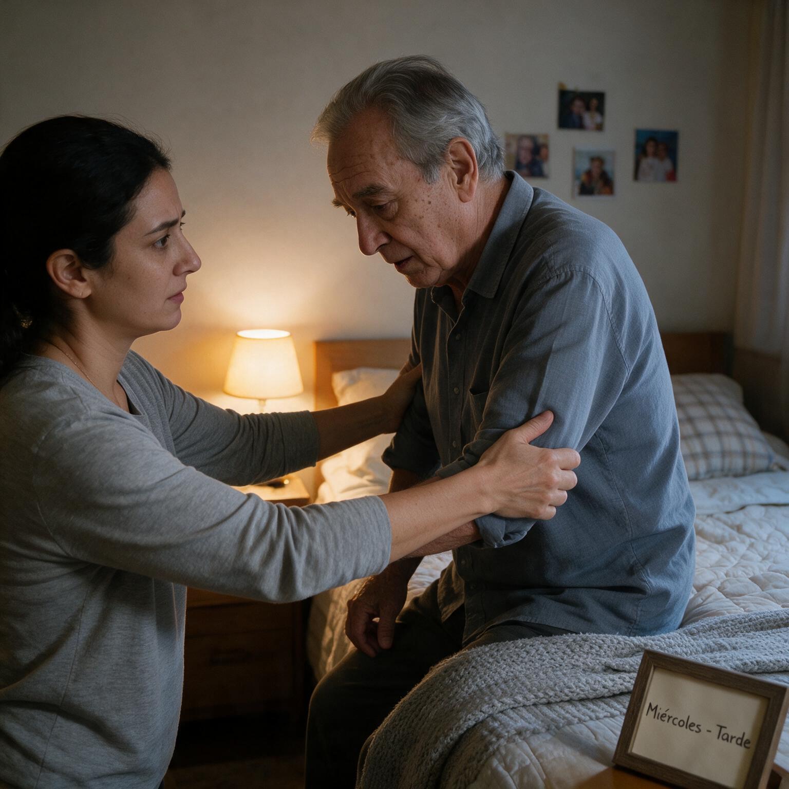 cuidado de padres ancianos